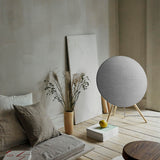 Bang & Olufsen Beosound A9 (5th Generation) - Iconic and Powerful Multiroom WiFi and Bluetooth Home Speaker with Active Room Compensation - Natural Aluminum