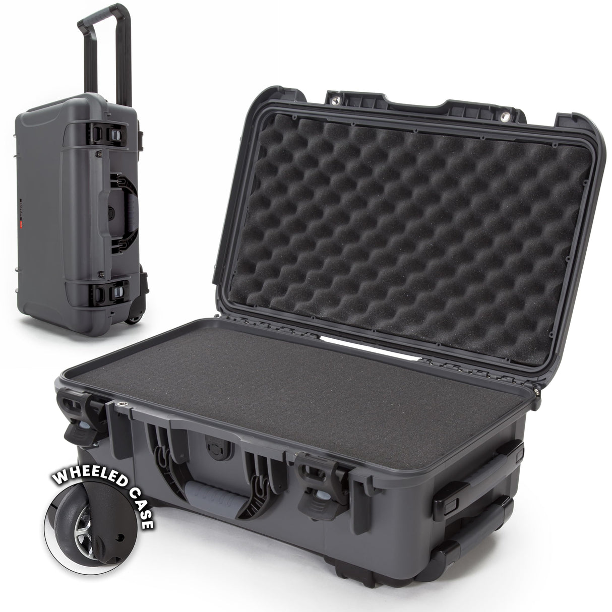 Nanuk Wheeled Series 935 NK-7 Maleta de protección Impermeable de Resina Ligera e Inserto de Espuma, Grafito