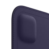 Apple Funda Integral de Piel con MagSafe (para el iPhone 12 y iPhone 12 Pro) - Violeta Profundo