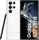 Samsung Galaxy S22 Ultra, desbloqueado, SM-S908B 17,3 cm (6.8in) SIM doble Android 12 5G USB Tipo C 12 GB 256 GB 5000 mAh Blanco (Reacondicionado)