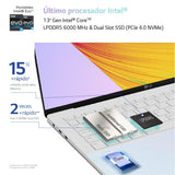 LG Gram STYLE 16Z90RS-G.AD74B - Ordenador Portátil, 16 Pulgadas OLED FHD, Intel Core EVO i7 13ª Gen, Windows 11 Home, 32 GB RAM, 512GB SSD, 1.2Kg, 12.5hr de Autonomía, White ICE
