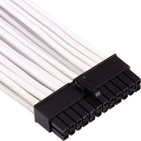 Corsair - Kit Pro (Cables de alimentación interna, Male connector/Male connector, Derecho, Derecho) Blanco