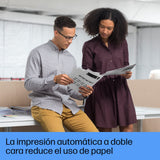 HP Impresora multifunción HP Laserjet Pro 4102fdn (Impresión Doble Cara Automática, Scanner, Fax, Red Gigabit Ethernet, USB 2.0, 1 Host USB, HP Smart App, Apple AirPrint, Mopria), Blanca y negra