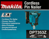 Makita Clavadora LXT de iones de litio DPT353Z de 18 V, baterías y cargador no incluidos