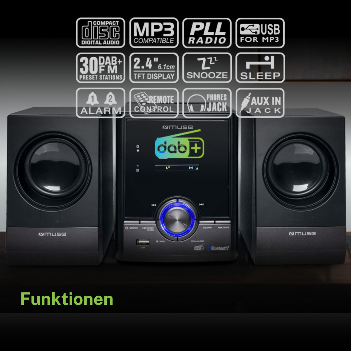 MUSE Micro Cadena HiFi M-50 DBT