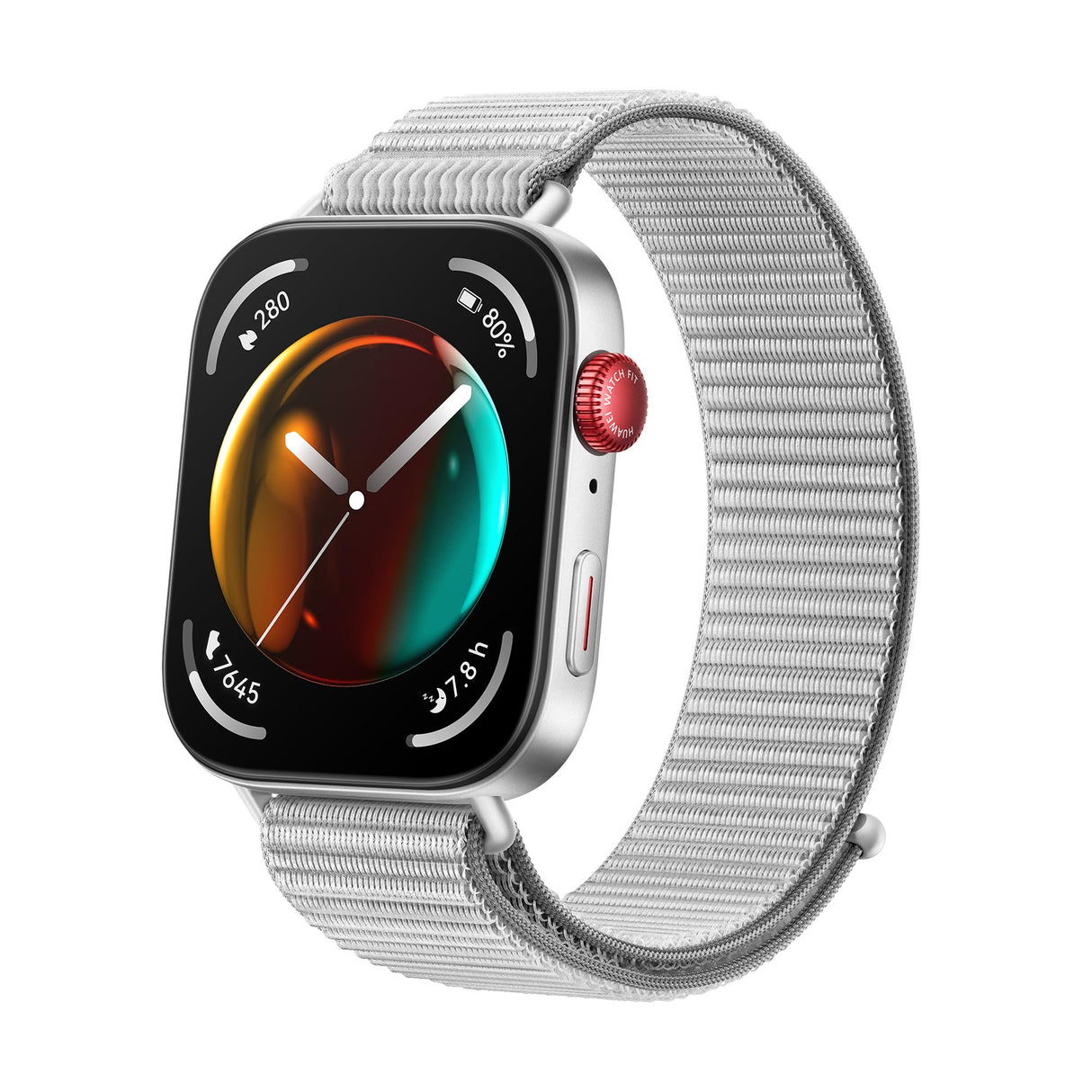 Huawei Watch FIT 3, Pantalla AMOLED de 1.82 Pulgadas, Diseño Ultrafino, Llamadas por Bluetooth, hasta 10 días de batería, Compatible con Android & iOS, Gris