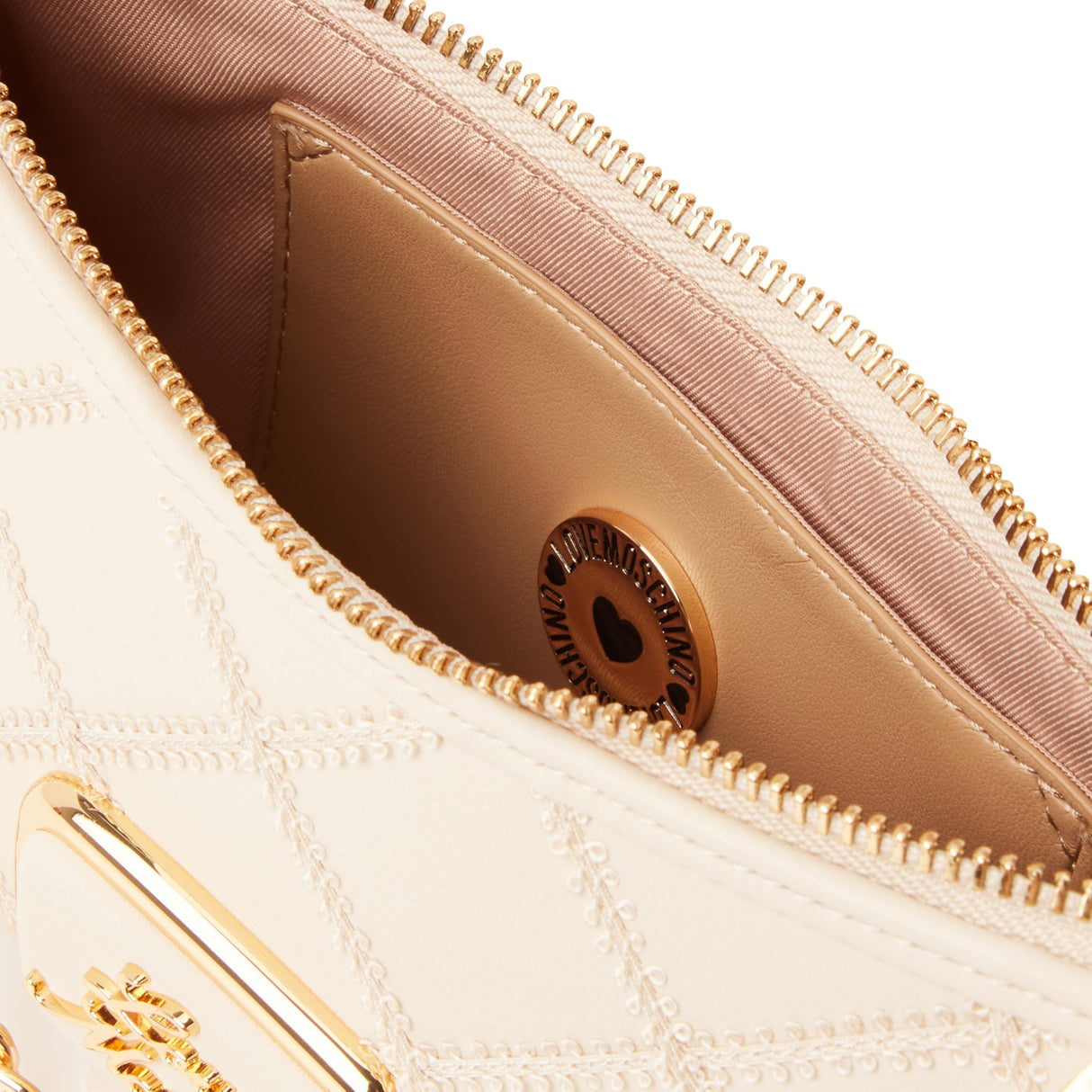 Love Moschino Jc4305pp0l Bolso, Blanco Perla (Ral 1013), Talla única Mujer