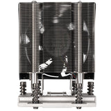 SilverStone Technology XE04-SP5, Disipador para CPU de servidor/estación de trabajo con factor de forma pequeño 4U para los zócalos AMD SP5, SST-XE04-SP5B (Negro + Negro)