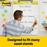 Post-it Super Sticky Bloc De Pared 566, Blanco, 58.4 cm x 50.8 cm, 20 Hojas/Bloc, 2 Blocs/Paquete, 100% PEFC, SGSCH-PEFC-COC-110078