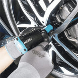 Llave de impacto neumática HAZET 9012M I Max. par de apriete 1100 Nm, cuadrado 12,5 mm (1/2 pulgada) I baja vibración - herramienta para apretar y aflojar tornillos