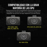 CORSAIR iCUE Link XG3 RGB Hybrid Bloque de Refrigeración Liquida para GPU - Refrigeración Personalizada Híbrida - Se Adapta a AMD RX 7900 XT(X) - Negro