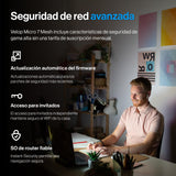 Mesh Linksys Velop Micro 7 | Doble banda con velocidad WiFi BE5000 | Cobertura para toda la casa con hasta 200 m² por nodo | Ethernet de 2,5 Gb/s | WiFi 1,8 veces más rápido que Wi-Fi 6 | Paquete de 3