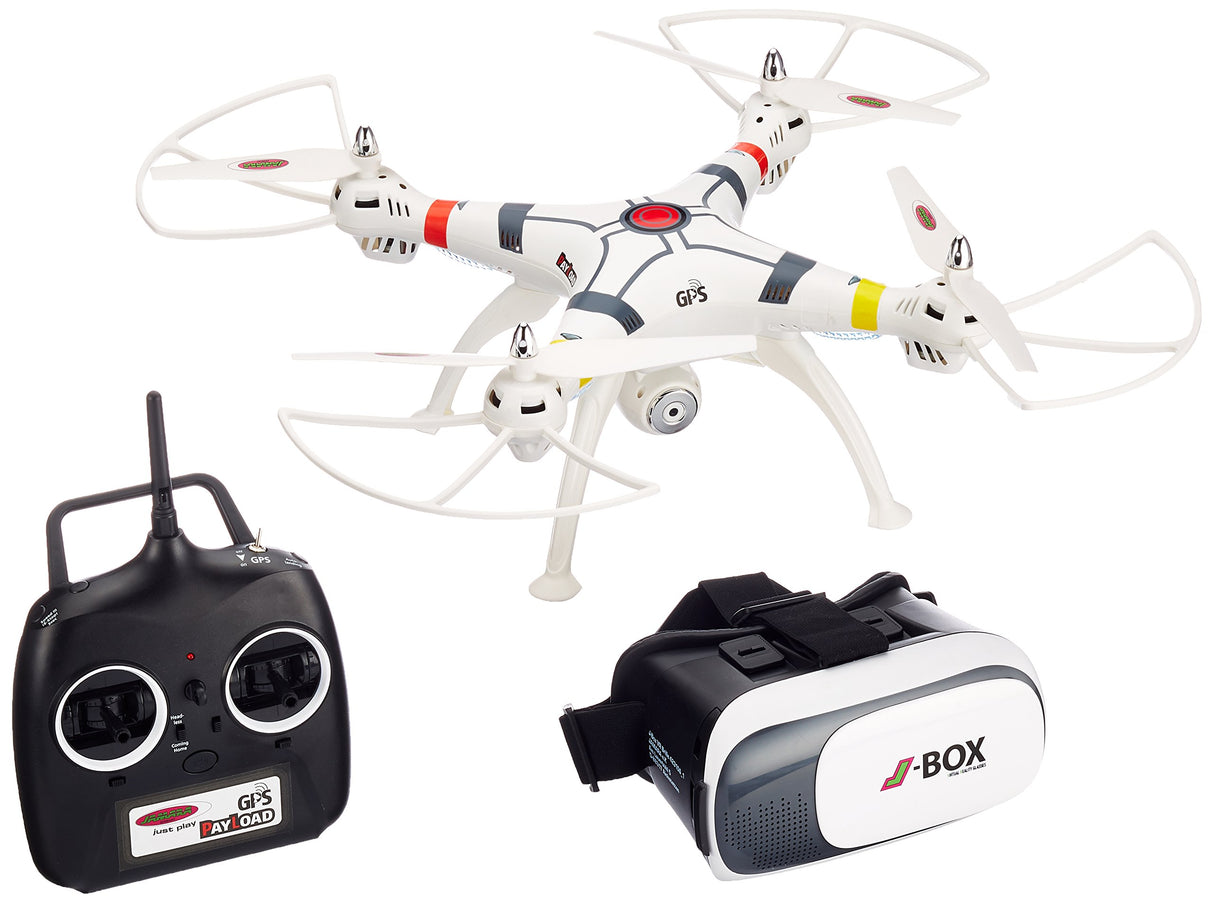 Jamara - Cuadricópter Payload GPS Altitude HD Wi-Fi VR (422035)