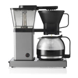 Trebs Filter Coffee Machine 24110 - Coffee Machine with Direct Brewing System - 10 Cups at 1 L Capacity - Automatic Shut-Off - Drip Stop - Aluminium Design - Aluminium/Black