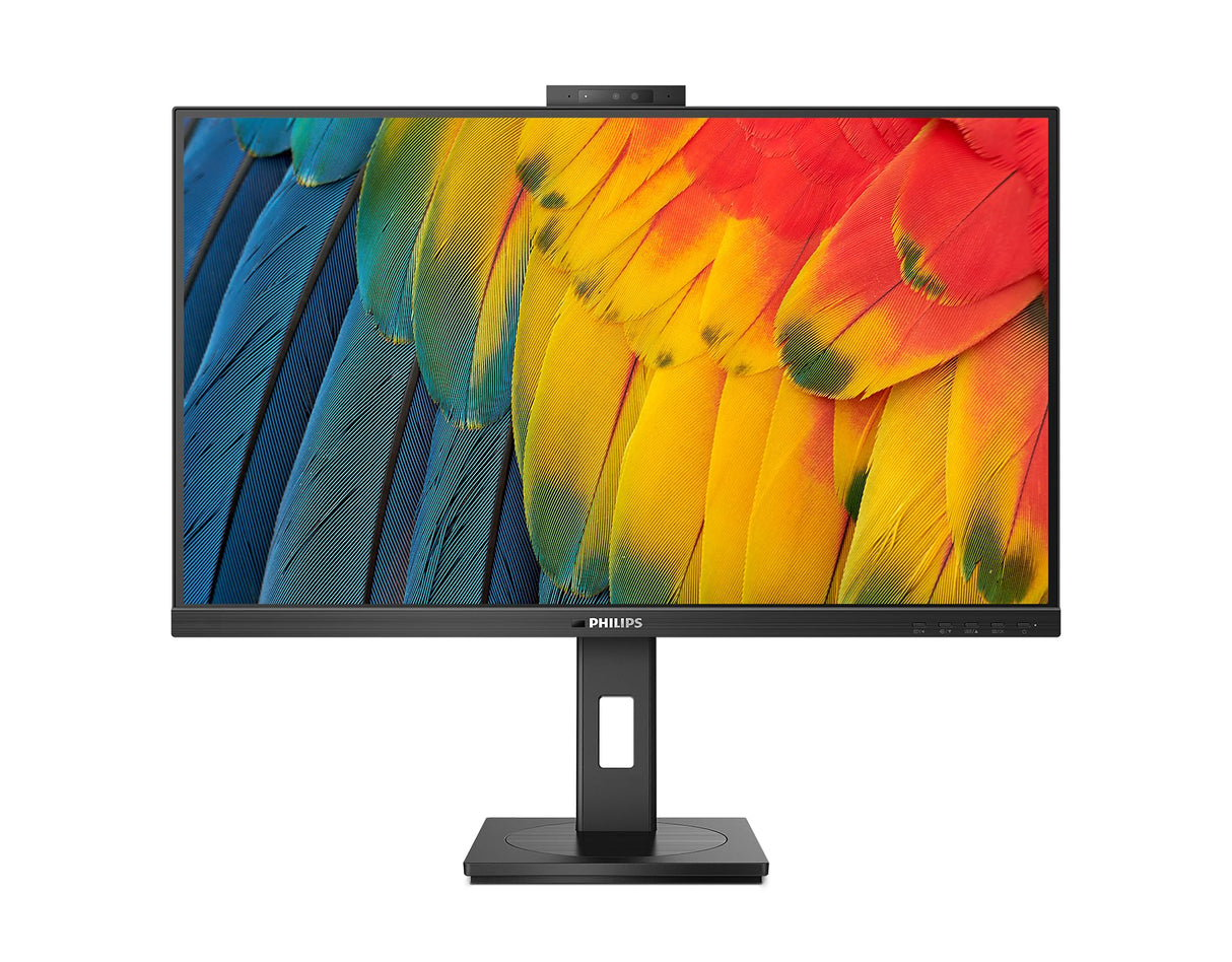 Philips 24B1U5301H Monitor 24 Pulgadas FHD, 75Hz, IPS, 4 ms GtG, Altura Ajustable, Altavoces (1920x1080, 1x HDMI 1.4, 1x DP 1.4, USB-Hub, USB-C), Negro