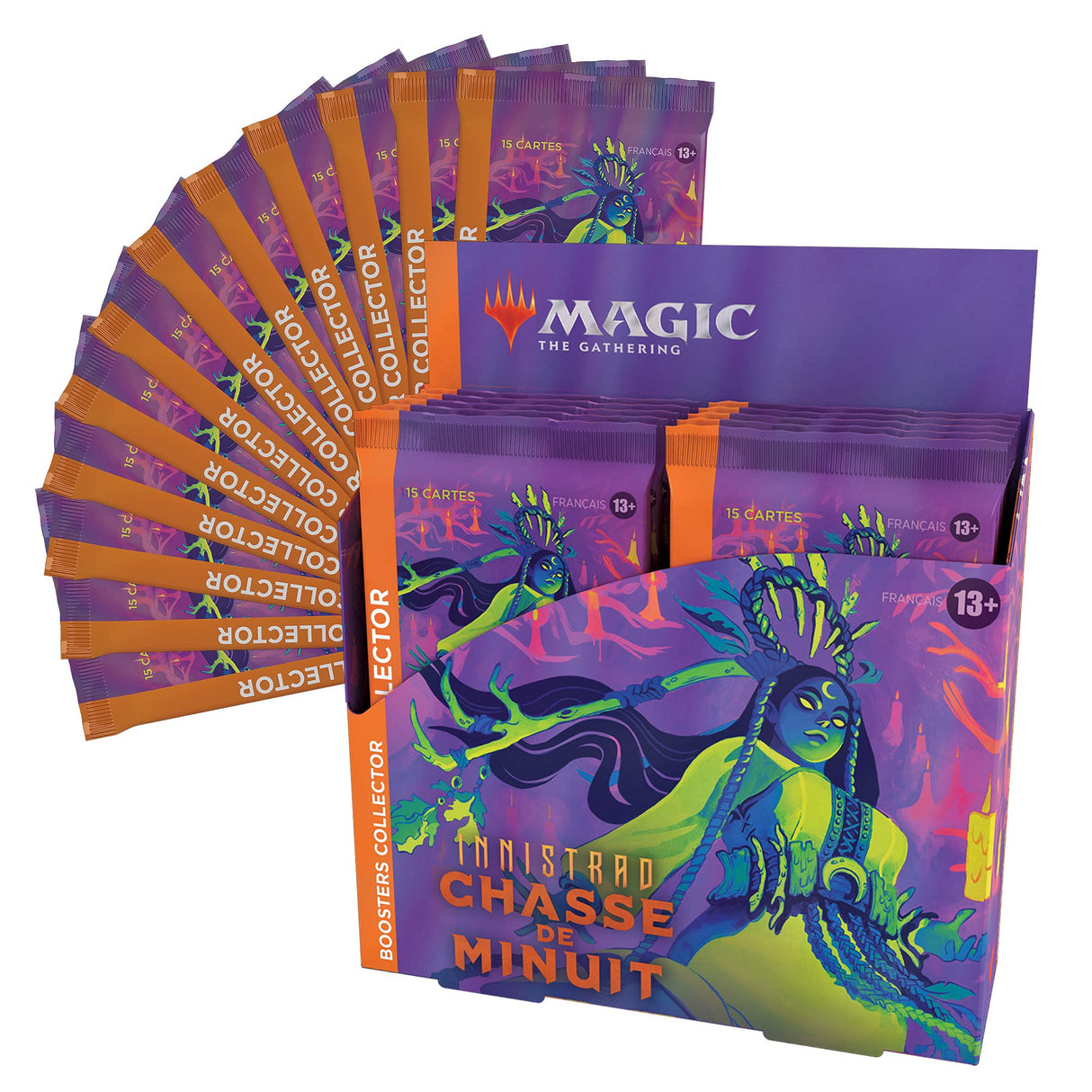 Magic The Gathering- Magic Adunanza Caja de expansión Innistrad: Caza de Minuit, 12 boosters (Wizards of The Coast D04621010)