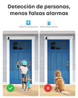 eufy Security eufyCam 2C Pro, Camara vigilancia WiFi Exterior, Camara de vigilancia Exterior, Requiere el Sistema HomeBase 2,180 días de duración de la batería, 2K resolución, nessun Costo mensile