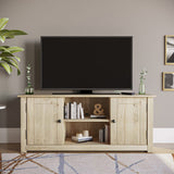 Panama Mueble para televisor con 2 Puertas y 1 Estante, Madera, Beige, Dimensions (L*W*H): 120 x 40.0 x 50 cm