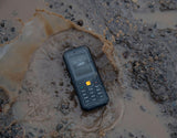 JCB Tradesman 4 Robusto Impermeable 4G Móvil Sin SIM Teléfono Dual-SIM con antorcha TP1242 - Negro