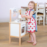 New Classic Toys New Classic Toys-11050 11050-Cocina Moderna, Color Madera, Blanco (11050)