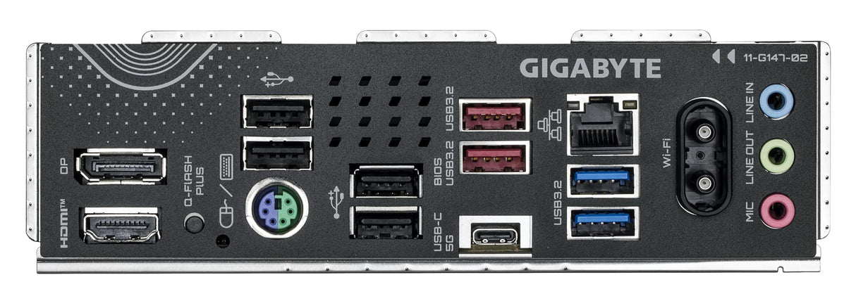 GIGABYTE B850 Gaming WIFI6 Placa Base - Procesadores AMD Ryzen Serie 9000, VRM Digital de 6+2+2 Fases, hasta 8200MHz DDR5 (OC), 1xPCIe 5.0 + 2xPCIe 4.0 M.2, LAN GbE, WiFi 6, USB 3.2 Gen 2
