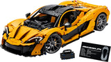 LEGO Technic McLaren P1 Maqueta de Coche a Escala para Adultos - Regalo para Padres - Hipercoche de Carreras - Kit de Maquetas - Decoración del Hogar y Estantería 42172