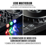 Numark Party Mix II Controladora DJ, Mesa de Mezclas Con Luces Integradas, Mezclador DJ e Interfaz Audio, Con Serato DJ Lite