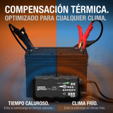 NOCO GENIUSPRO25: Cargador de Batería Profesional 25A, 6V, 12V y 24V, Mantenedor y Desulfatador para Baterías de Plomo-Ácido y Litio