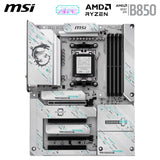 MSI B850 Gaming Plus WiFi PZ Placa Base, ATX - Compatible con procesadores AMD Ryzen 9000/8000 / 7000, AM5 - Memoria DDR5 Boost 8200+ MT/s (OC), PCIe 5.0 x16, M.2 Gen5, Wi-Fi 7, 5G LAN