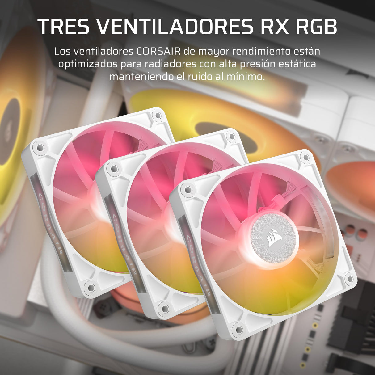CORSAIR iCUE Link Titan 360 RX LCD Refrigeración Líquida de CPU – Motor de Refrigeración FlowDrive – Intel LGA 1851/1700, AMD AM5/AM4 – 3X RX120 RGB Ventiladores – iCUE Link Hub Incluido – Blanco