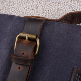 KOTAI | Bolsa Enrollable para Cuchillos de Chef de Cuero | 8 Ranuras para 7 Cuchillos y un Acero para bruñir | Hule Ultra-Resistente | Asas y Correas de Cuero | Bolsillo con Cremallera | Hecho a Mano