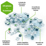 Ravensburger - Gravitrax Starter Set XXL | Circuito Canicas con 242 Piezas | Rompecabezas Niños con Canicas | Juegos para Niños De 8 Años | Juegos Mesa Compatibles con Todos Los Gravitrax
