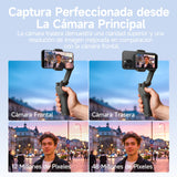 Pantalla de Monitor de Selfie para Teléfono, Rollei Easy Creator Selfie Monitor 3,97" Compatible con iPhone y Android para TikTok Live Streaming Vlog Negro Vlog-Selfie-Monitor-Pantalla-Magnética