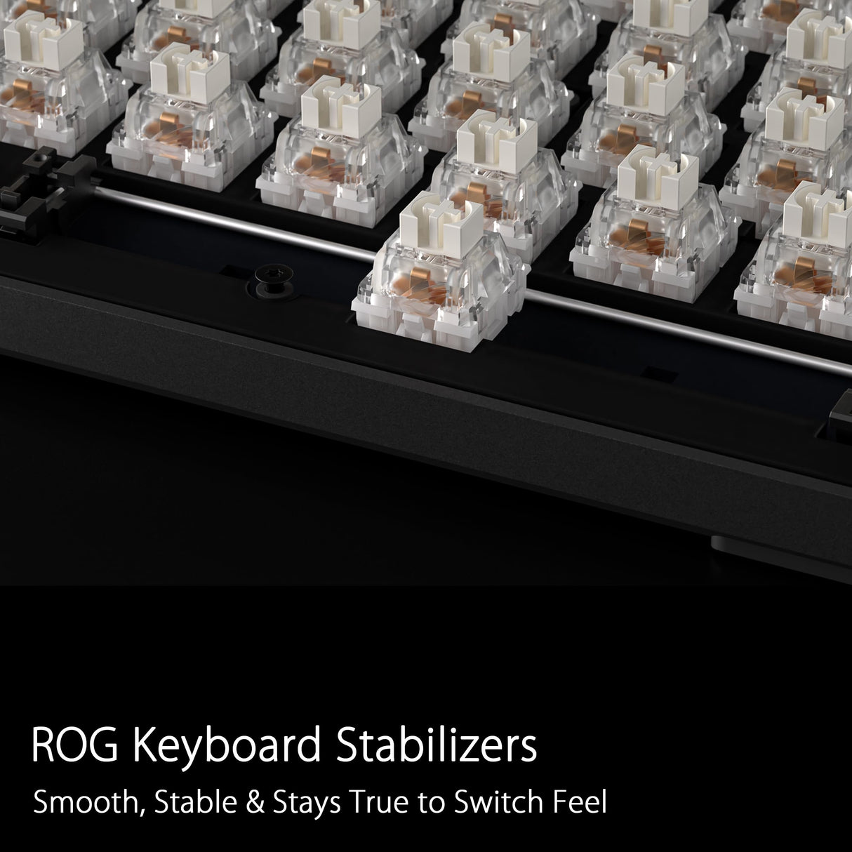 ASUS ROG Strix Scope II - Teclado gaming de tamaño completo, espuma amortiguadora, interruptores ROG NX Snow prelubricados, teclas ABS con revestimiento UV, controles multifunción, acceso rápido, RGB