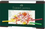 Faber-Castell 167400 - Estuche de Madera con 90 Rotuladores PITT - Punta de Pincel - Multicolor