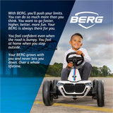 BERG Pedal de Karting Reppy, vehículo de Pedales con Alto estándar de Seguridad, Juguete para niños de 2 a 6 años (BMW)