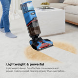 Shark EX121BRN CarpetXpert, limpiador de alfombras vertical para mascotas, limpieza profunda y eliminación de suciedad y suciedad, champú de alfombras, azul