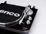 Lenco LBT-188 Tocadiscos Bluetooth - admite Salidas de RCA y USB - 2 velocidades 33 RPM y 45 RPM - preamplificador - carcasa de MDF - transmisión por correa - nogal