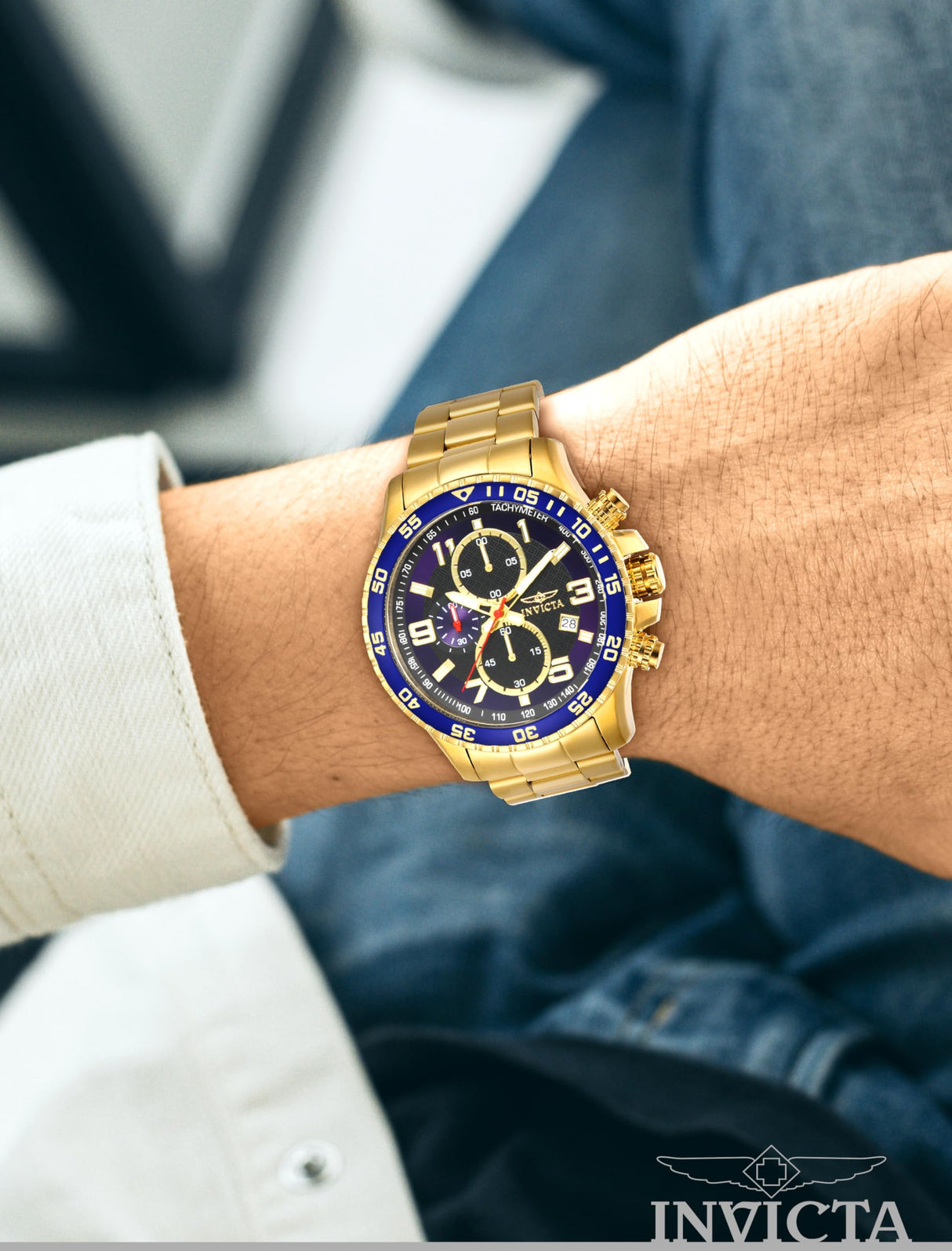Invicta Specialty Reloj Cuarzo para Hombre de acero inoxidable - 45mm