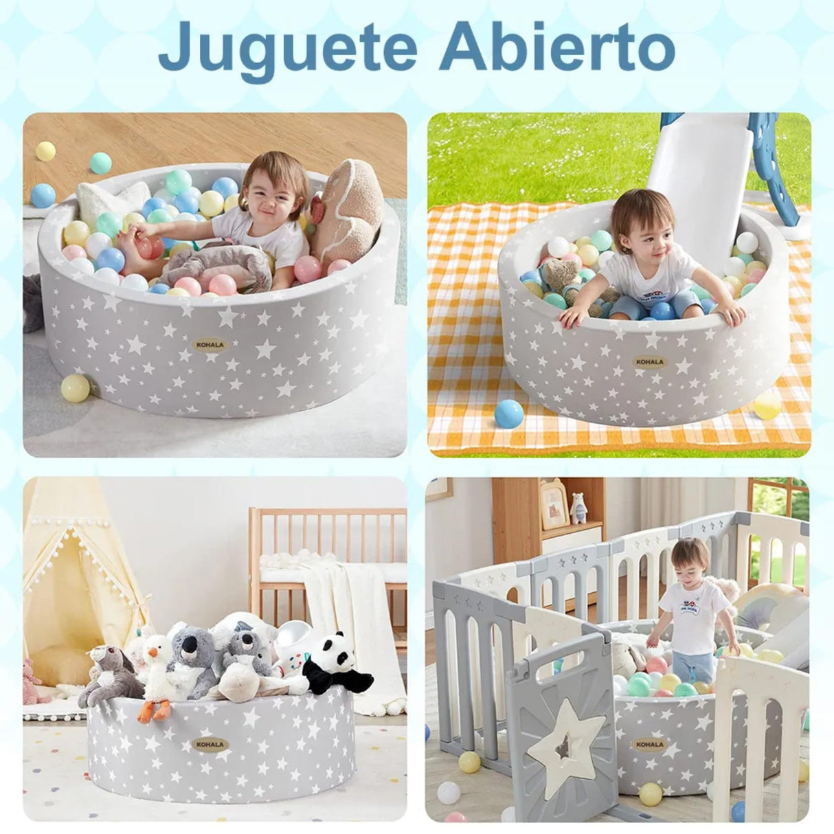 Kohala Baby Piscina De Bolas para Ninos