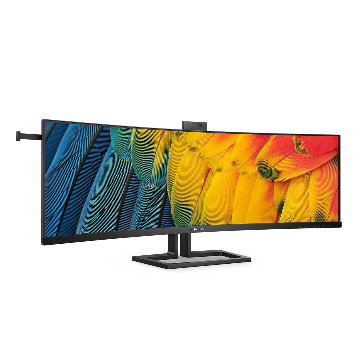 Philips 45B1U6900C Monitor 45 Pulgadas DQHD, 75Hz, VA, 4 ms GtG, Adaptive Sync., HDR400, Altura Ajustable, Altavoces (5120x1440, 2X HDMI 2.0, 1x DP 1.4, USB-Hub, USB-C), Negro