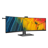 Philips 45B1U6900C Monitor 45 Pulgadas DQHD, 75Hz, VA, 4 ms GtG, Adaptive Sync., HDR400, Altura Ajustable, Altavoces (5120x1440, 2X HDMI 2.0, 1x DP 1.4, USB-Hub, USB-C), Negro