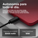 Moto g05 12GB (4G+8GB RAM Boost)/256GB Rojo, España, Pantalla superbrillante de 6.67", Sistema de cámaras de 50 MP, Modo Retrato con IA, Textura Soft Luxe, Corning Gorilla Glass 3, batería 5200 mAh,