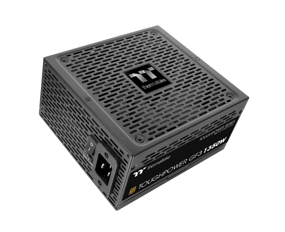 Thermaltake Toughpower GF 3 1350W | PC ATX 3.0 Power Supply | PCIe Gen 5.0 | 80-Plus-Gold | Fully Modular | Quiet 140 Fan | EU Certified | Black