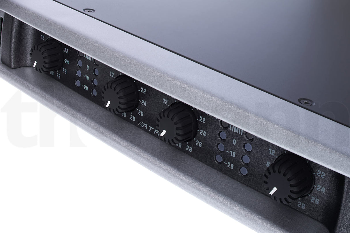 Behringer EPQ304 Amplificador Potente De 4 Canales De 300 Vatios Profesional Con Tecnología ATR, Accelerated Transient Response