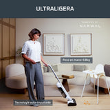 Rowenta X-Clean 10, Fregona Eléctrica Sin Cable con Tecnología Wet & Dry, Autolimpieza y Secado Automático, tecnología Dual Edge, gran autonomía y pantalla LED, incluye filtro adicional, YY5785FE