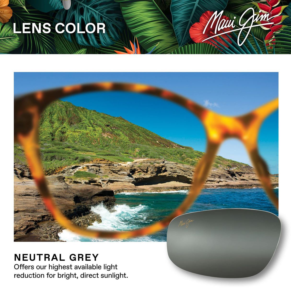Maui Jim HOOKIPA Gafas, Gloss Black, 64 Unisex Adultos