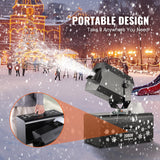 VEVOR 2000 W Máquina de Fabricar Nieve de 450 x 27 x 300 mm Máquina para Hacer Copos de Nieve con Control Remoto Inalámbrico y Cable, Tanque de 5 L para Interiores para Fiestas Navideñas, Bodas