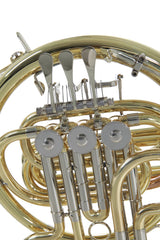 Roy Benson Children's F French Horn HR-212F (Diseñado especialmente para los brazos de los niños, tudel de latón dorado, láminas de alpaca, en un estuche con forma adaptada a los niños)