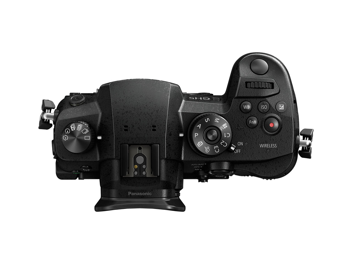 Panasonic Lumix DC-GH5 Cuerpo MILC 20,3 MP Live MOS 5184 x 3888 Pixeles Negro - Cámara digital (20,3 MP, 5184 x 3888 Pixeles, Live MOS, Full HD, Pantalla táctil, Negro)